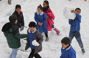 Rize'de Çarşamba Günü de Eğitime Kar Tatili