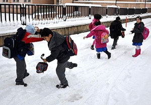 Artvin'in iki ilçesinde eğitime kar engeli