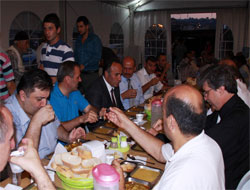 Rize Protokolü İftar Çadırında