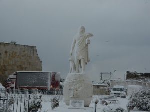 Sinop’ta Kar Yolları Kapattı