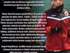 Ahmet Çalık’tan Yılmaz Vural’a Cevap
