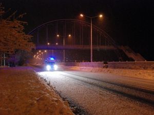 Karadeniz Sahil Yolu Beyaza Büründü