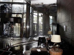 Dubai’de Yanan 63 Katlı Otelin İçinden İlk Fotoğraf