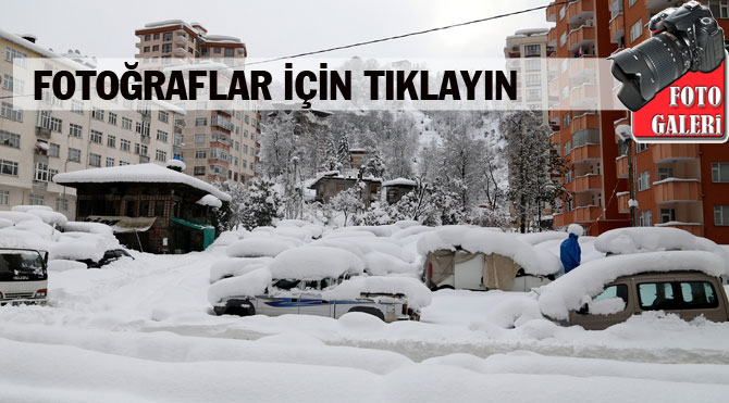 Rize'den Kar Manzaraları