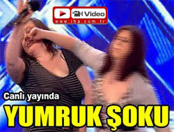 Canlı Yayında Yumruk Şoku - VİDEO