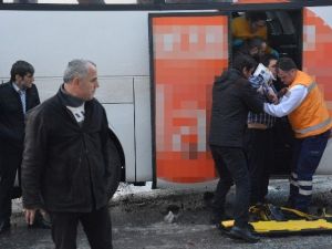 Trabzon’da Kar Yağışı Kazaları Beraberinde Getirdi