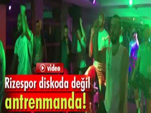 Rizespor'dan Görülmemiş Antrenman