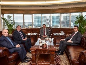 Bakan Çelik, Tff Başkanı Demirören’i Kabul Etti