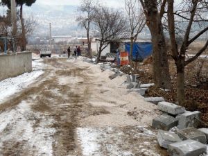 Osmancık’ta Parke Taşı Çalışmaları