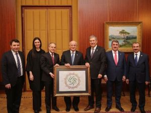 Samsun Heyetinden Tbmm Başkanı Kahraman’a Ziyaret