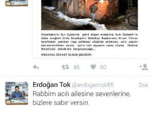 Başkan Tok, Şehidin Evinin Tüm Eşyalarını Alıyor