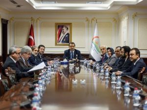 Bakan Çelik, Müsiad Genel Başkanı Nail Olpak’ı Kabul Etti