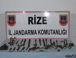 Rize'de Silah Kaçakçılığı Operasyonu