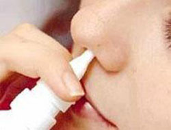 Üç burun damlası geri çekildi