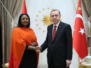 Kenya Dışişleri Ve Uluslararası Ticaret Bakanı Jibril Cumhurbaşkanlığı Külliyesi’nde