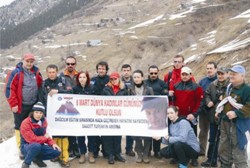 Verçenik Dağcılık Kulübü'nden Anlamlı Yürüyüş