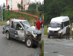 Rize'deki Kazada 2 Yaralı