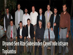 Çayeli'nde İstişare Toplantısı