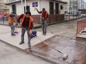 Altınordu’da Kaldırımlar Yenileniyor