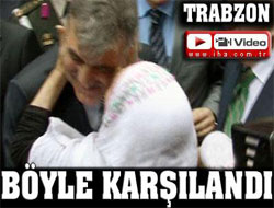 Gül'e Trabzon'da Büyük İlgi - VİDEO