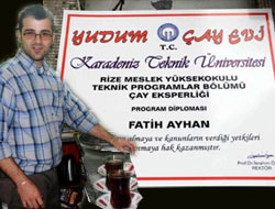 Rize'de Diplomalı Çaycı