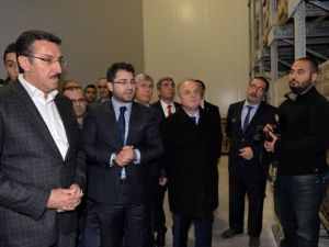 Bakan Tüfenkci, Antrepolarda İncelemelerde Bulundu