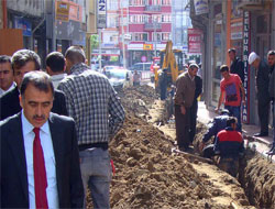 Gümüşhane'de doğalgaz için ilk kazma vuruldu!
