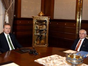 Cumhurbaşkanı Erdoğan Ysk Başkanı Güven’i Kabul Etti