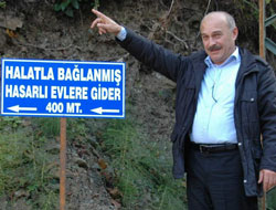 Maden Köylülerden Pankartlı Tepki