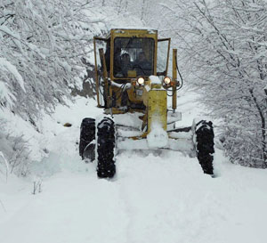 Rize'de 14 Köy Yolu Kardan Kapandı