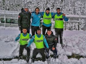 Giresunsporlu Futbolcuların Kar Keyfi