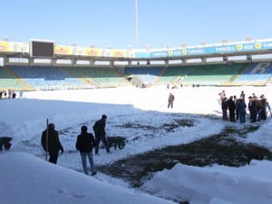 Ç.Rizespor Mersin İ.Yurdu Maçına Kar Tehdidi
