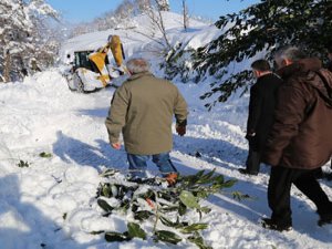 Rize'de Karla Mücadeleye Devam Ediliyor