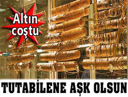 Altın coştu!
