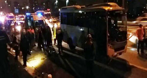 İstanbul'da feci kaza: 1 ölü, 17 yaralı