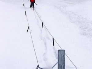Düzce’nin İlk Kayak Pisti Kaynaşlı’ya Yapıldı