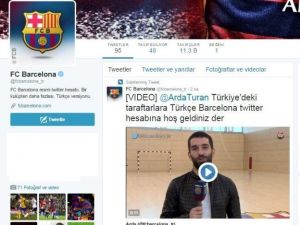 Barcelona’dan Türkçe Twıtter Adresi