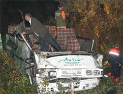 Samsunda kaza 2 Ölü, 14 Yaralı