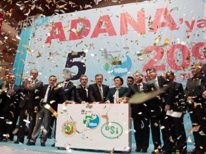 Adana’da 209 Milyon Lira Yatırımlı 5 Tesisin Temeli Eş Zamanlı Atıldı