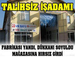 Talihsiz işadamının başına gelmeyen kalmadı