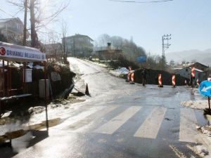 Zonguldak’ta 25 Köye Ulaşımı Sağlayan Yol Göçtü