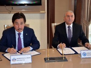 Esogü İle Al-farabi Üniversitesi Arasında İşbirliği Protokolü İmzalandı