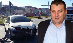 MHP Rize İl Başkan Yardımcısı Başdemirci Kazada Ölümden Döndü!
