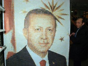 41 Bin Raptiye İle Cumhurbaşkanı Erdoğan’ın Tablosunu Yapacak