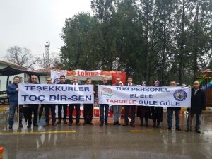 "Tar-gel" Projesinin İptalini Lokma Dağıtarak Kutladılar