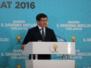 Başbakan Davutoğlu, Ak Parti Mardin İl Danışma Meclisi Toplantısına Katıldı