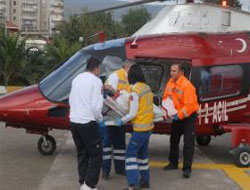 Ambulans Helikopter İş Başında