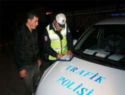Rize'de 10 Araç Trafikten Men Edildi