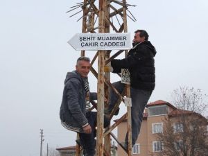 Sungurlu’da Cadde Ve Sokak Tabelaları Değiştiriliyor