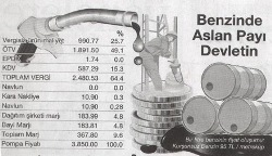 900 kuruşluk benzin nasıl 4 Lira oluyor?